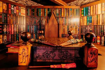 A wizard-themed escape room