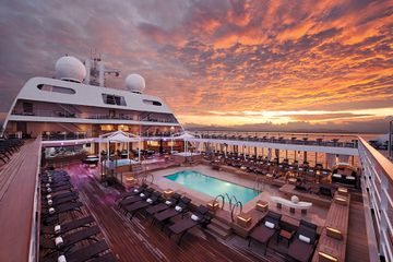 Pool aboard Seabourn Cruise Line