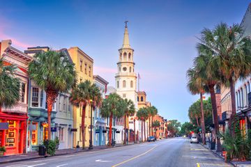 The Historic Cityscape in Charleston, South Carolina