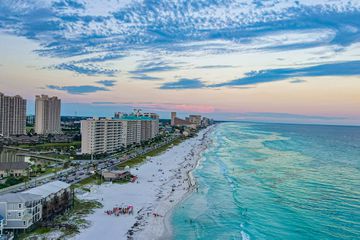 Aerial view of Destin and Miramar Beaches in Florida