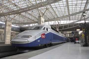 SNCF train in Paris 