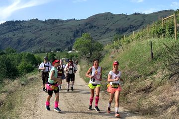 Runners dress up in fun themed outfits for Half Corked Marathon in wine country