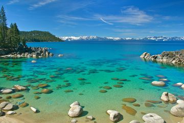 The East Shore of the Lake Tahoe 
