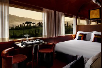 A suite from on board the La Dolce Vita Orient Express