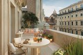 Two Bedroom Mellini Suite terrace at the Six Senses Rome