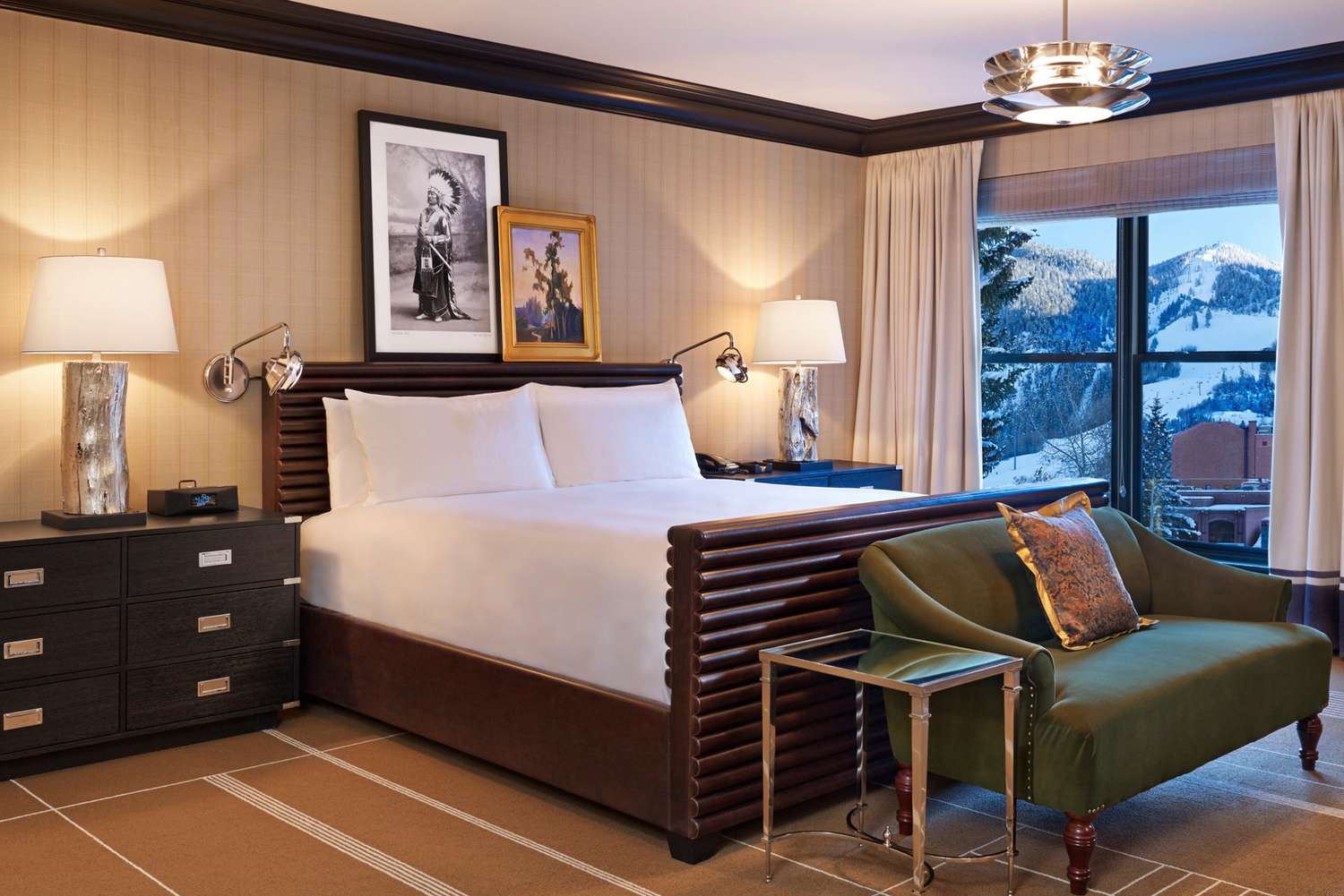 Guest room at Hotel Jerome, Auberge Resorts Collection