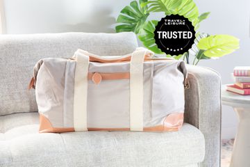 Mark & Graham Canvas and Leather Weekender