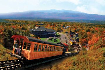 Mount Washington Cog Railway during autumn