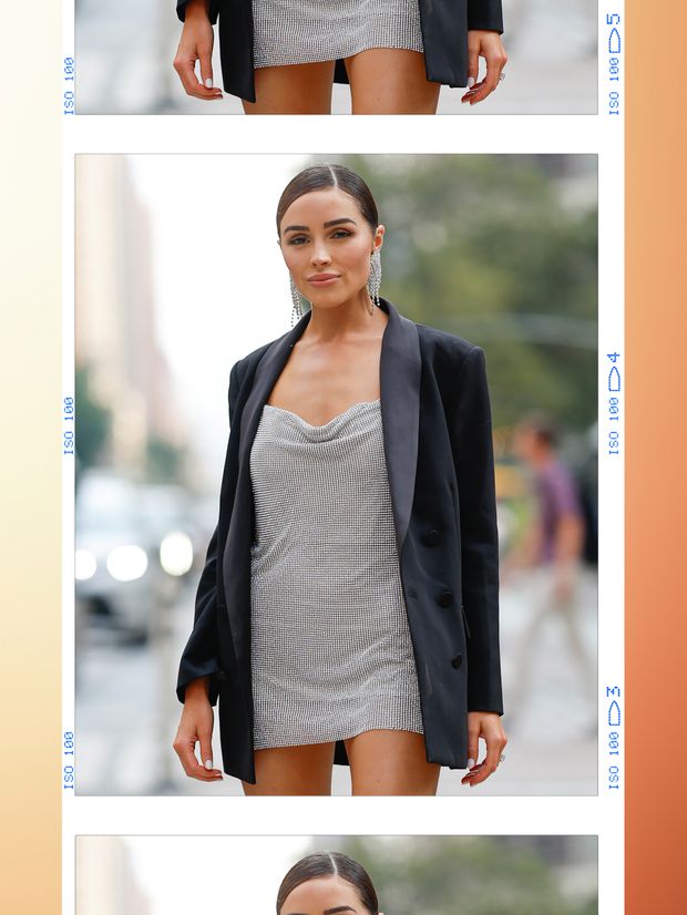 Olivia Culpo is seen arriving at New York Fashion Week 