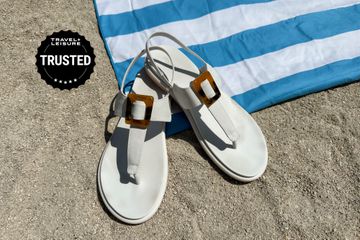 White Olukai Sandals