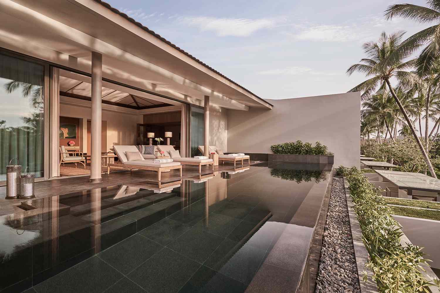 Terrace of one bedroom pool villa at Regent Phu Quoc