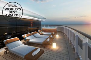 The Regent Suite Balcony on board a Regent Seven Seas Cruises