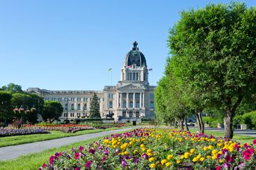 The Saskatchewan Legislative Building in Regina