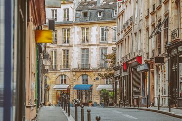 Quiet street in Saint Germain des Pres