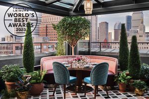 View of the Contessa rooftop at The Newbury in Boston 
