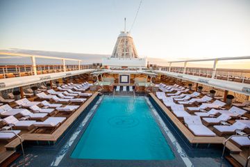 View of top pool deck